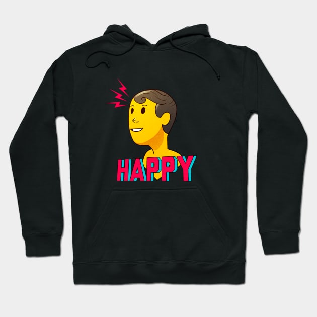 HAPPY MAN Hoodie by GOUP